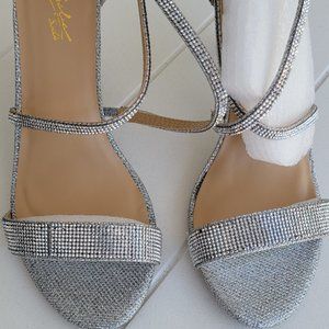 Thalia Sodi Silver Heels